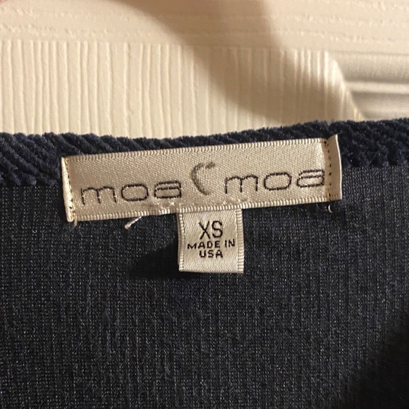 Moa Moa Deep Blue Long Sleeve Dress - Picture 4 of 4